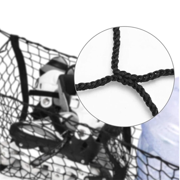 Support de filet de chargement universel – Maille élastique nylon avec 4 poches & crochets