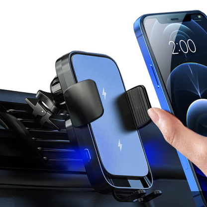 Chargeur de voiture sans fil – Double bobine, support pour Galaxy Z Flip 5/4/3, S22/S21, iPhone 14/13