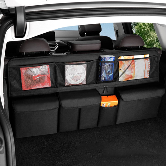 Sac de rangement suspendu en maille – Organisateur multifonction pour dossier de siège voiture/SUV